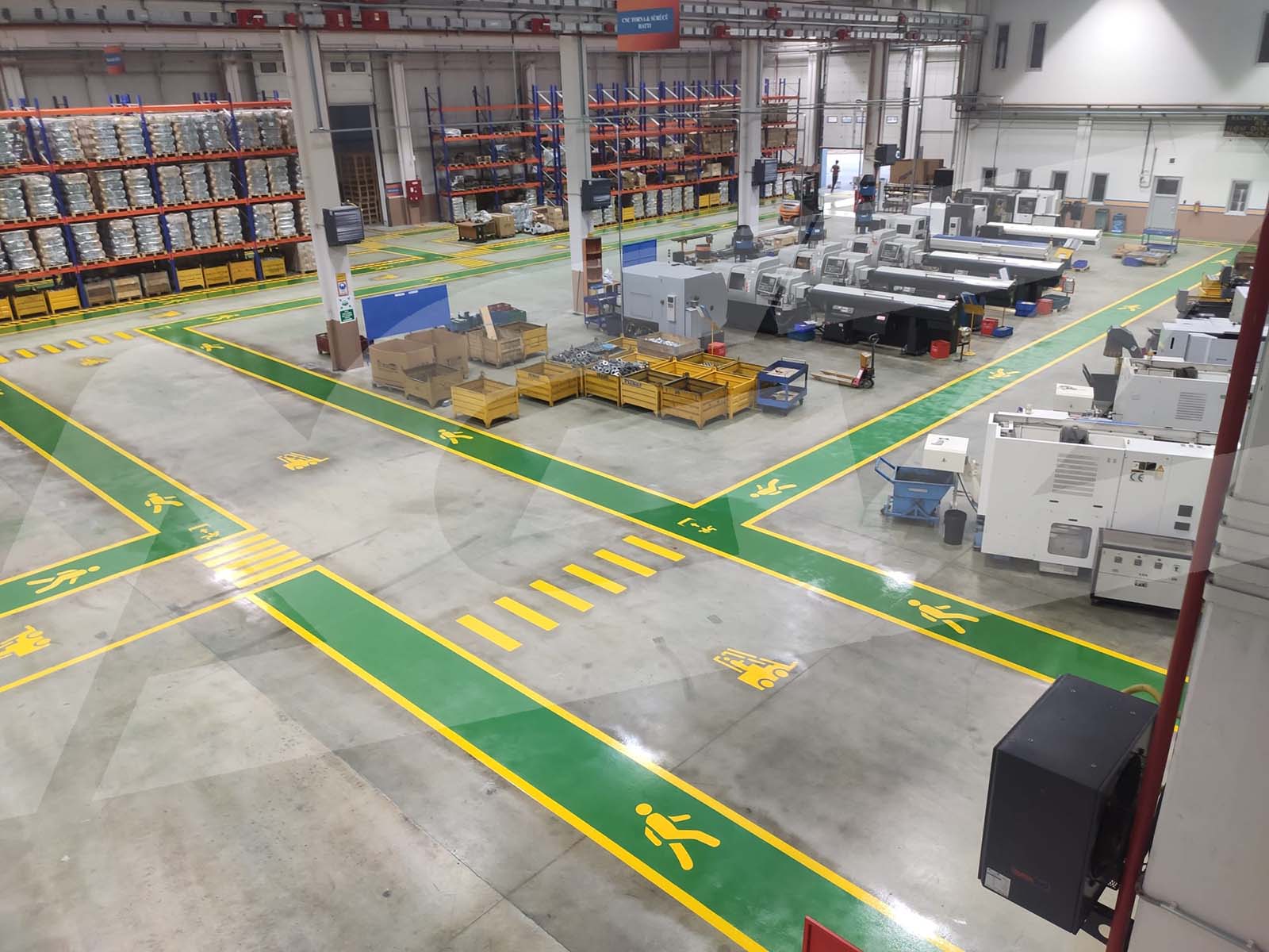 Üretim Alanlarında Beton Zemin Boyama Uygulamaları